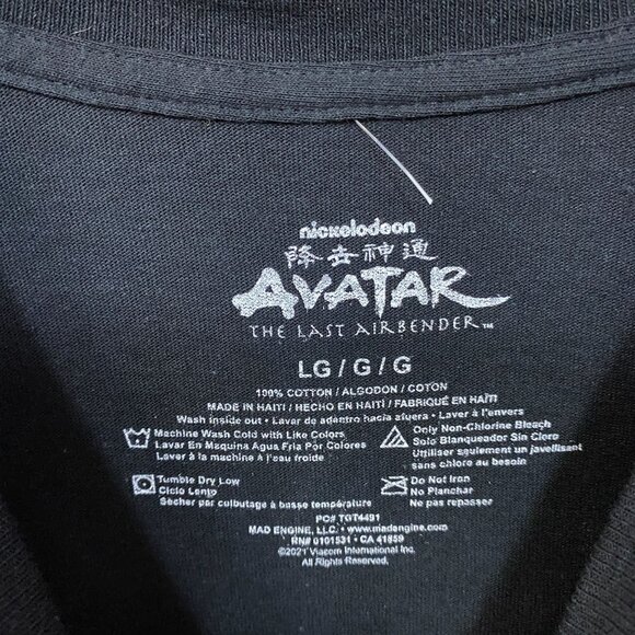 Avatar The Last Airbender Four Elements Team Avatar Graphic T-Shirt large - Picture 4 of 4